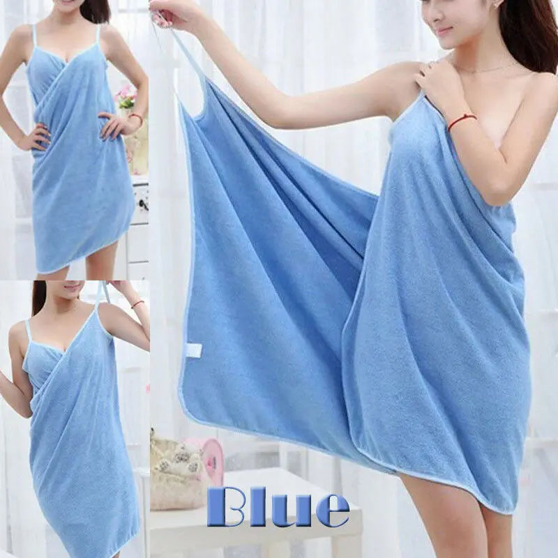 2019 New Home Textile Towel Women Robes Bath Wearable Towel Dress Womens Lady Fast Drying Beach Spa Magical Nightwear Sleeping