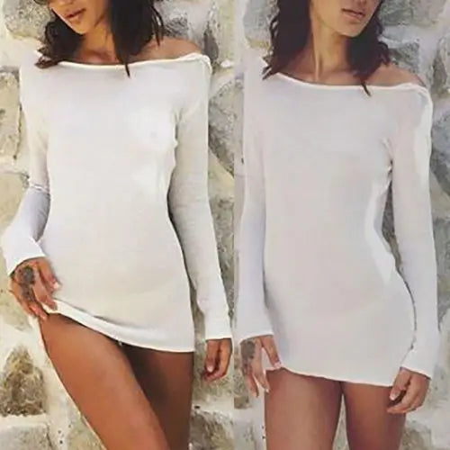 2019 Fashion Women Bandage Bodycon Summer Sexy Slim Long Sleeve Evening Party Club Short Mini Dress Hot