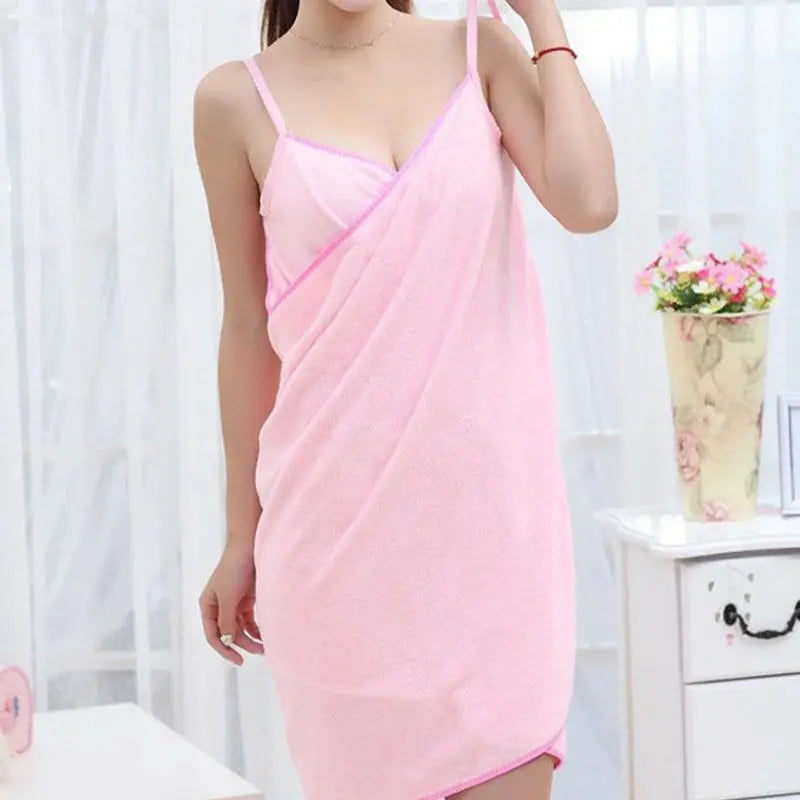 2019 New Home Textile Towel Women Robes Bath Wearable Towel Dress Womens Lady Fast Drying Beach Spa Magical Nightwear Sleeping