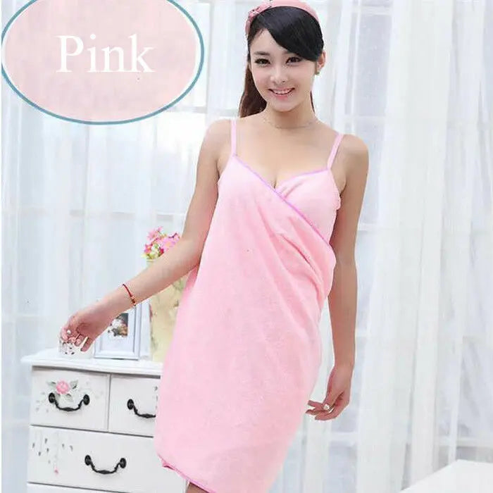 2019 New Home Textile Towel Women Robes Bath Wearable Towel Dress Womens Lady Fast Drying Beach Spa Magical Nightwear Sleeping