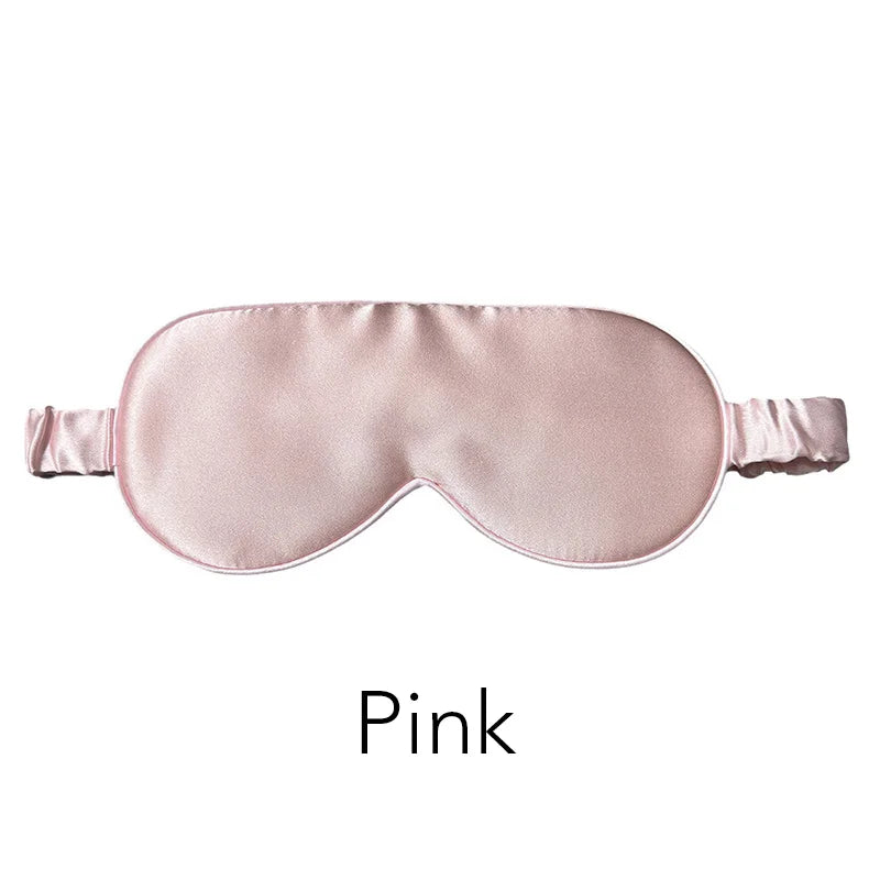 100% Mulberry Silk Sleep Mask for Man and Woman Eye Cover Large Blindfold for Total Blackout Size 20X8.5cm