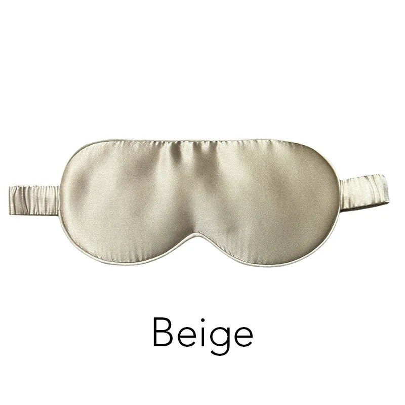 100% Mulberry Silk Sleep Mask for Man and Woman Eye Cover Large Blindfold for Total Blackout Size 20X8.5cm