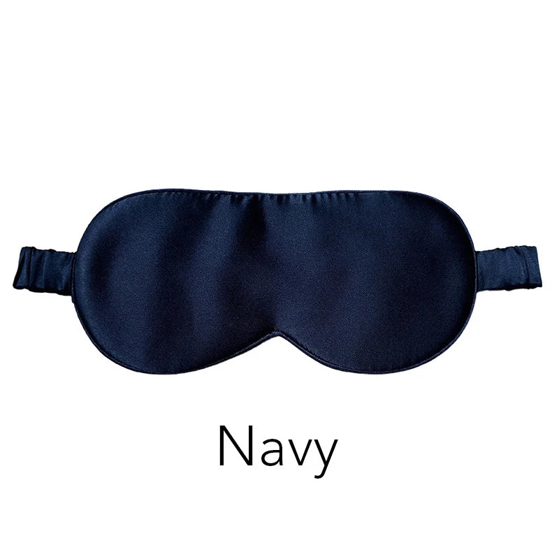 100% Mulberry Silk Sleep Mask for Man and Woman Eye Cover Large Blindfold for Total Blackout Size 20X8.5cm