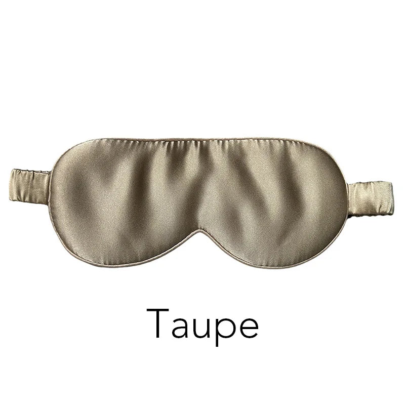 100% Mulberry Silk Sleep Mask for Man and Woman Eye Cover Large Blindfold for Total Blackout Size 20X8.5cm