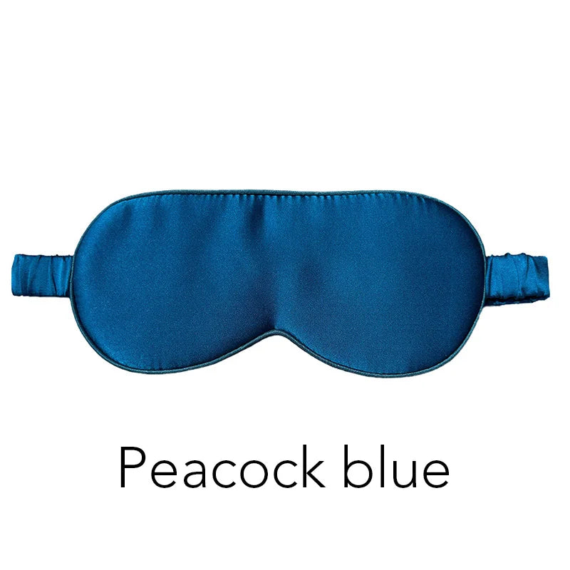 100% Mulberry Silk Sleep Mask for Man and Woman Eye Cover Large Blindfold for Total Blackout Size 20X8.5cm