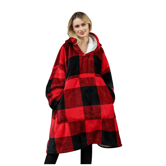 Winter Warm Sleepwear With Pocket Flannel Thick Sleepwear Oversized Nightgown Coral Fleece Soft Hoodies Sleepdress Loungewear