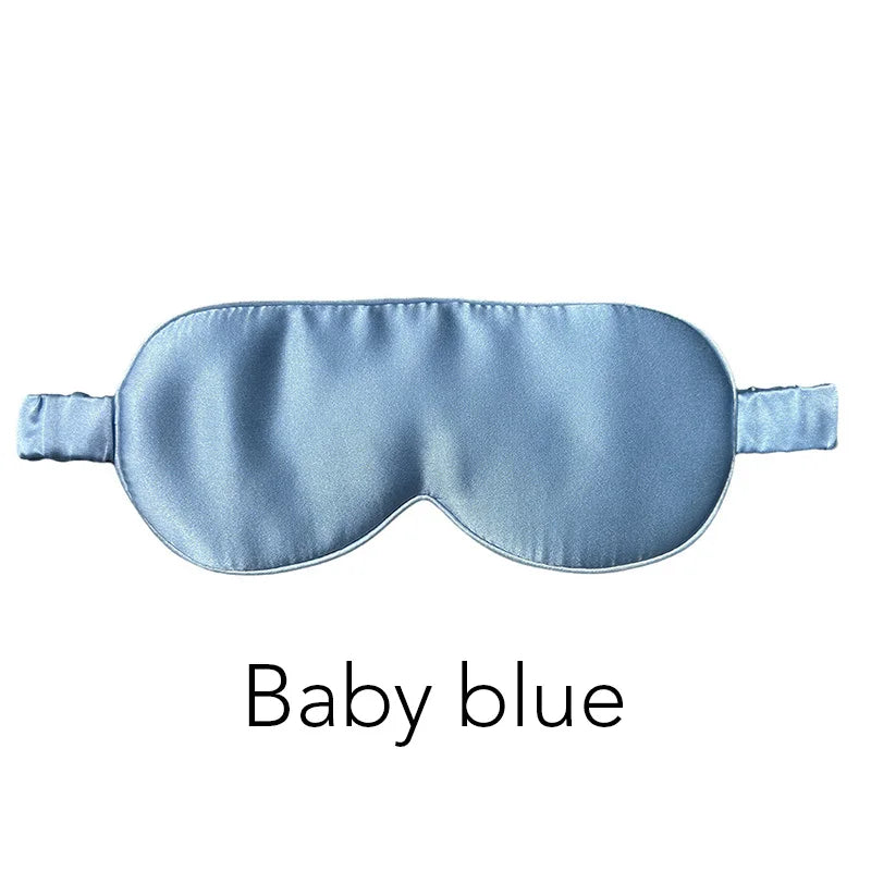 100% Mulberry Silk Sleep Mask for Man and Woman Eye Cover Large Blindfold for Total Blackout Size 20X8.5cm