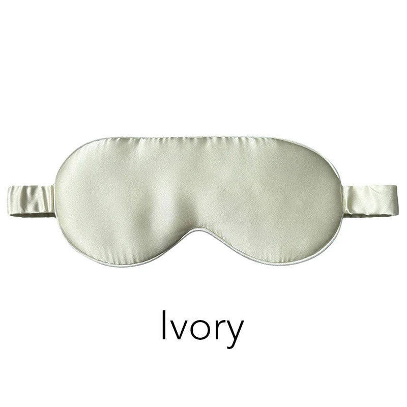 100% Mulberry Silk Sleep Mask for Man and Woman Eye Cover Large Blindfold for Total Blackout Size 20X8.5cm