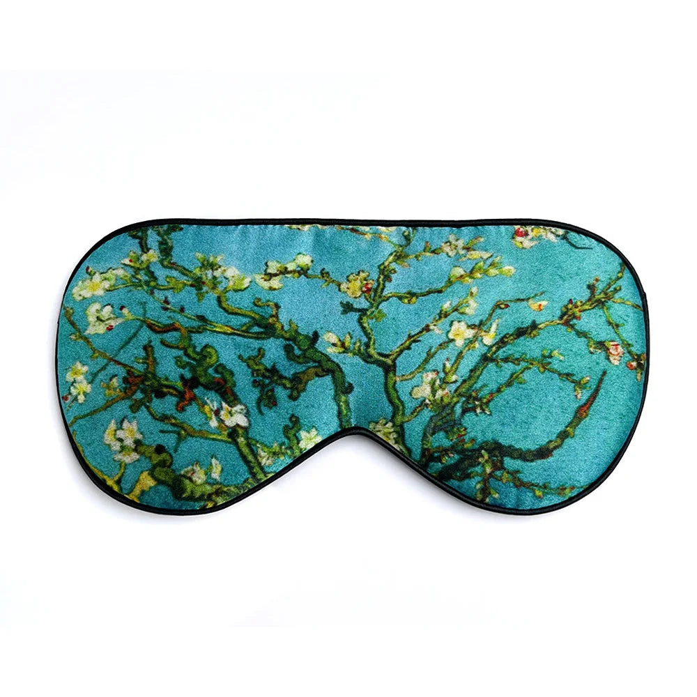 100% Mulberry Silk Sleep Mask for Man and Woman Eye Cover Large Blindfold for Total Blackout Size 20X8.5cm