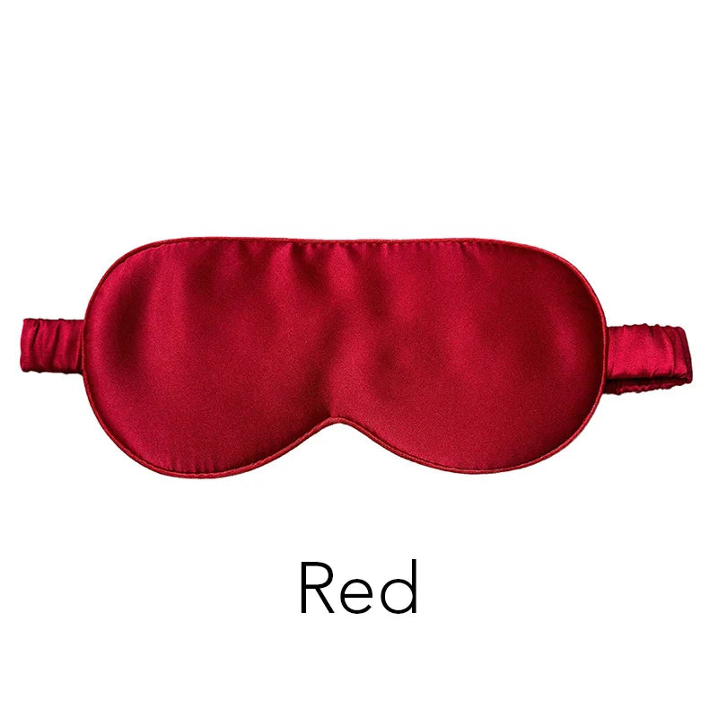 100% Mulberry Silk Sleep Mask for Man and Woman Eye Cover Large Blindfold for Total Blackout Size 20X8.5cm