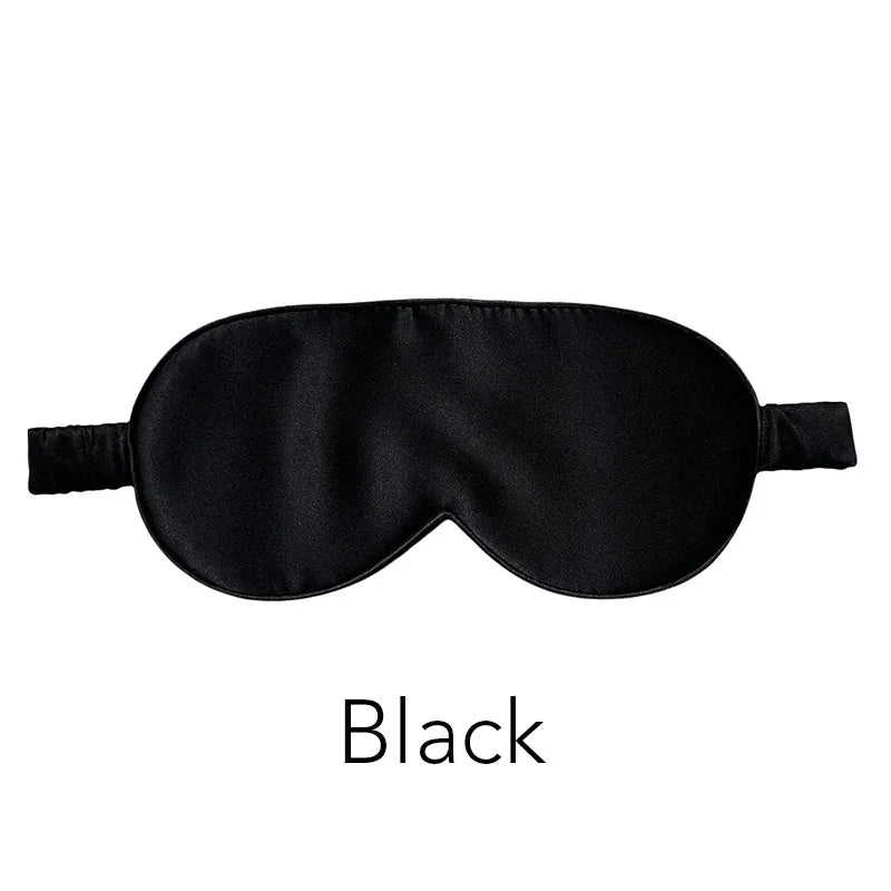 100% Mulberry Silk Sleep Mask for Man and Woman Eye Cover Large Blindfold for Total Blackout Size 20X8.5cm